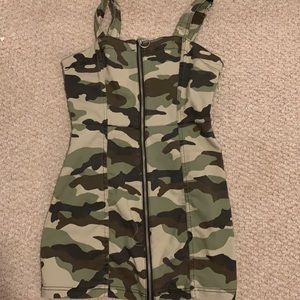 Camouflage Jean Dress